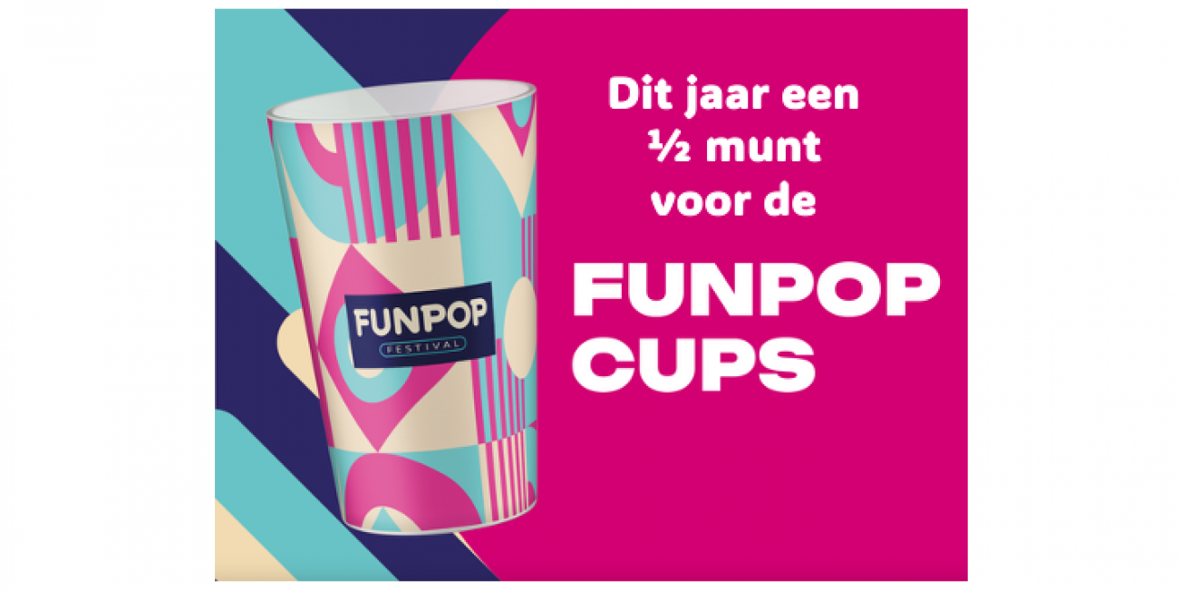 Funpop cup, een halve munt